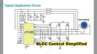 JY03B BLDC ИС управления двигателем, упрощающая конструкцию